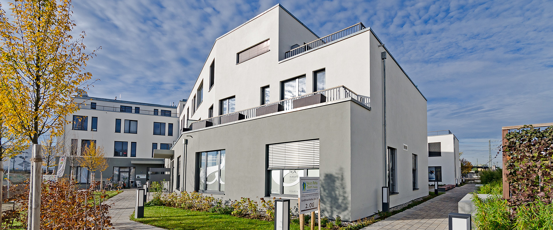 Ambiance Pasing. Wohn- und Gewerbekomplex in München Pasing-Obermenzing