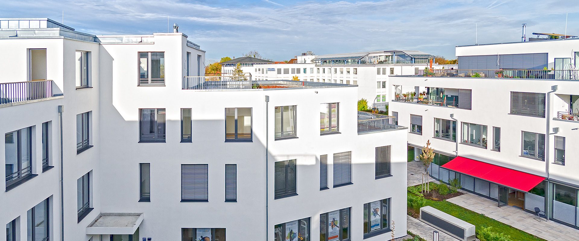 Ambiance Pasing. Wohn- und Gewerbekomplex in München Pasing-Obermenzing