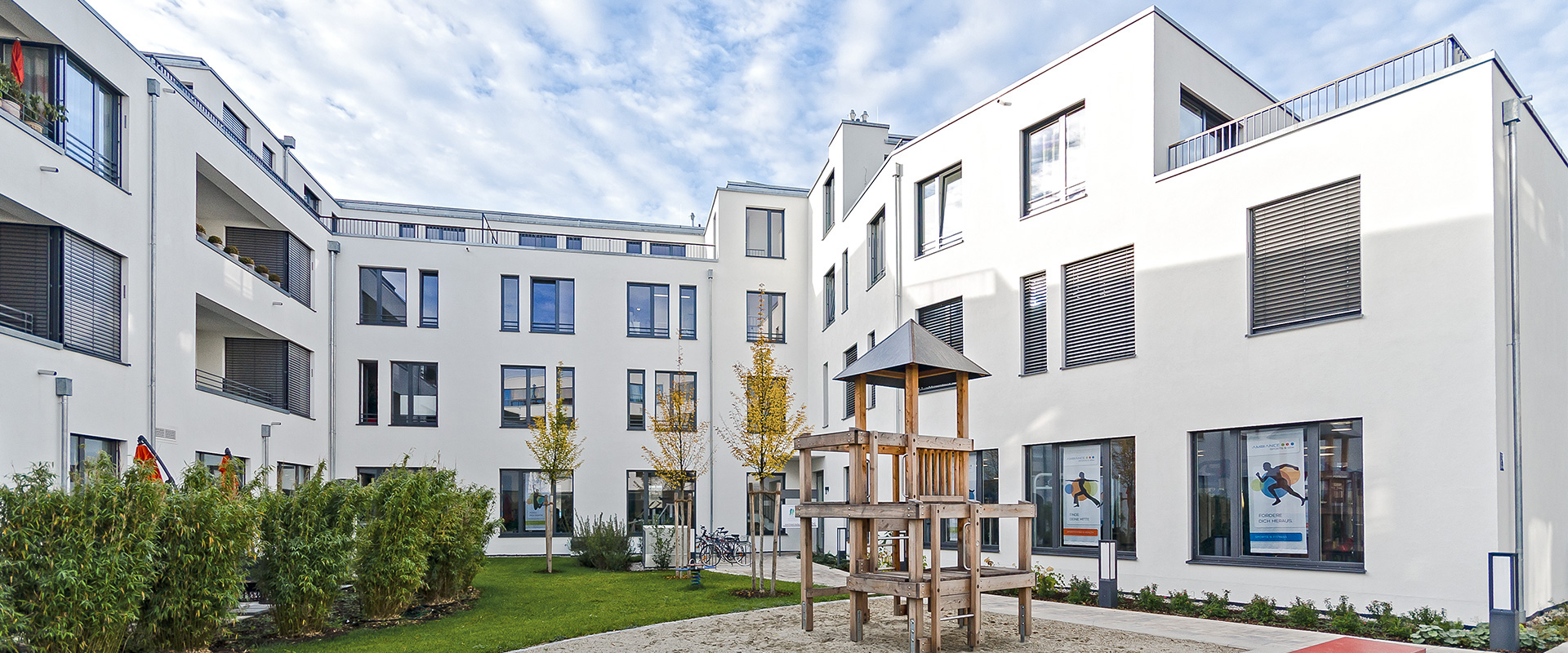 Ambiance Pasing. Wohn- und Gewerbekomplex in München Pasing-Obermenzing