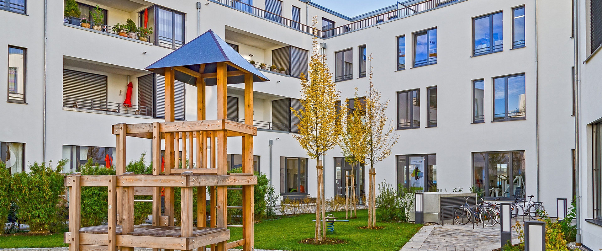 Ambiance Pasing. Wohn- und Gewerbekomplex in München Pasing-Obermenzing