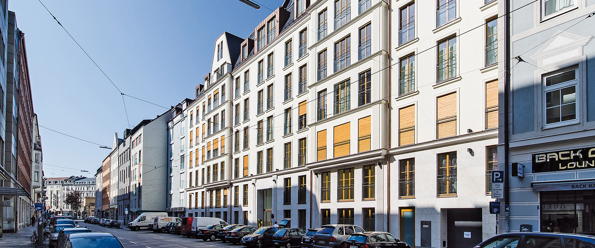 Augustenhöfe. Wohnanlage in München Maxvorstadt