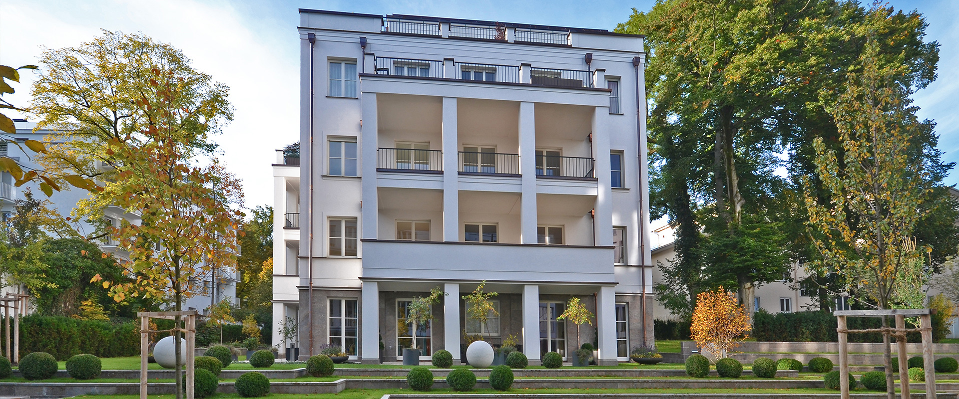 Bürohaus, Stadtvilla und Stadthaus in München Alt-Bogenhausen