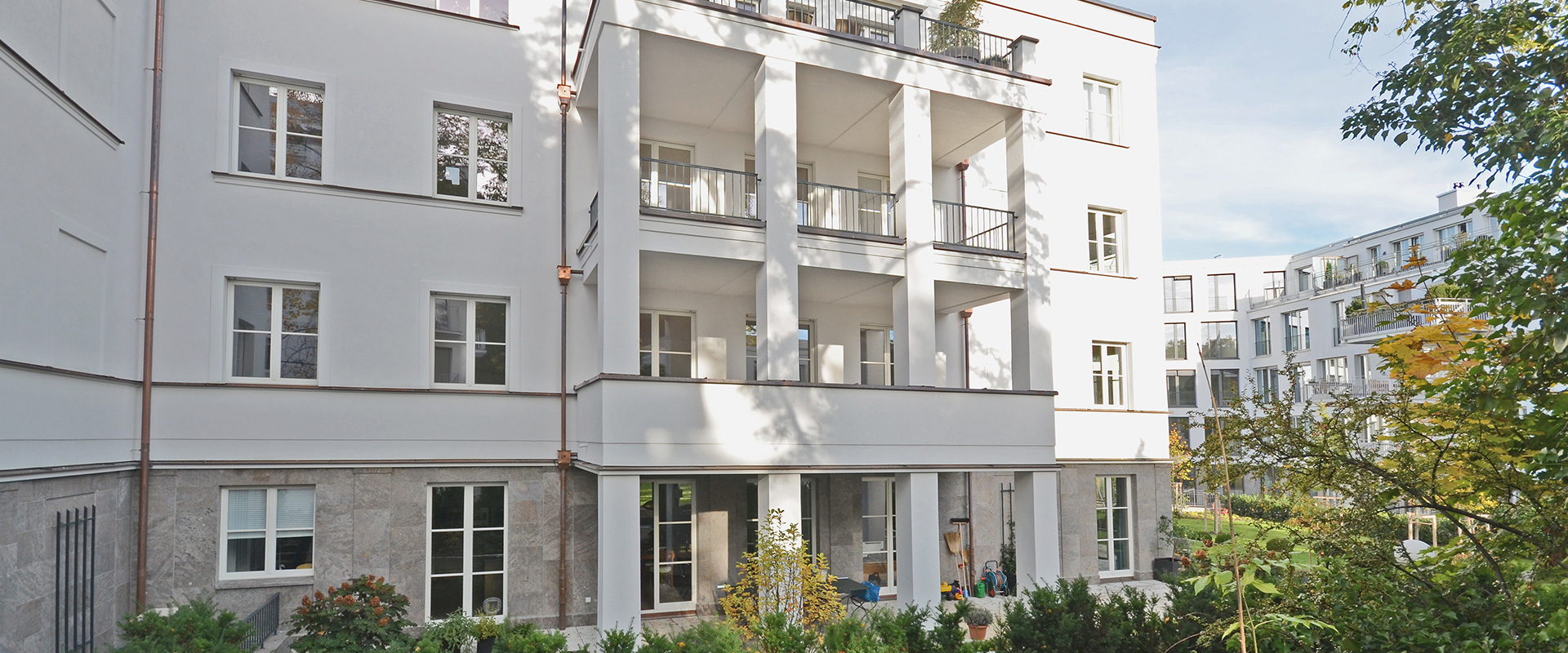 Bürohaus, Stadtvilla und Stadthaus in München Alt-Bogenhausen