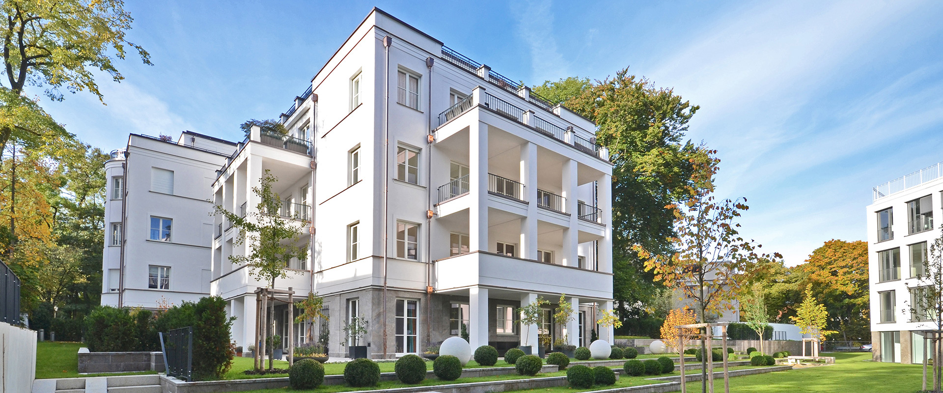 Bürohaus, Stadtvilla und Stadthaus in München Alt-Bogenhausen