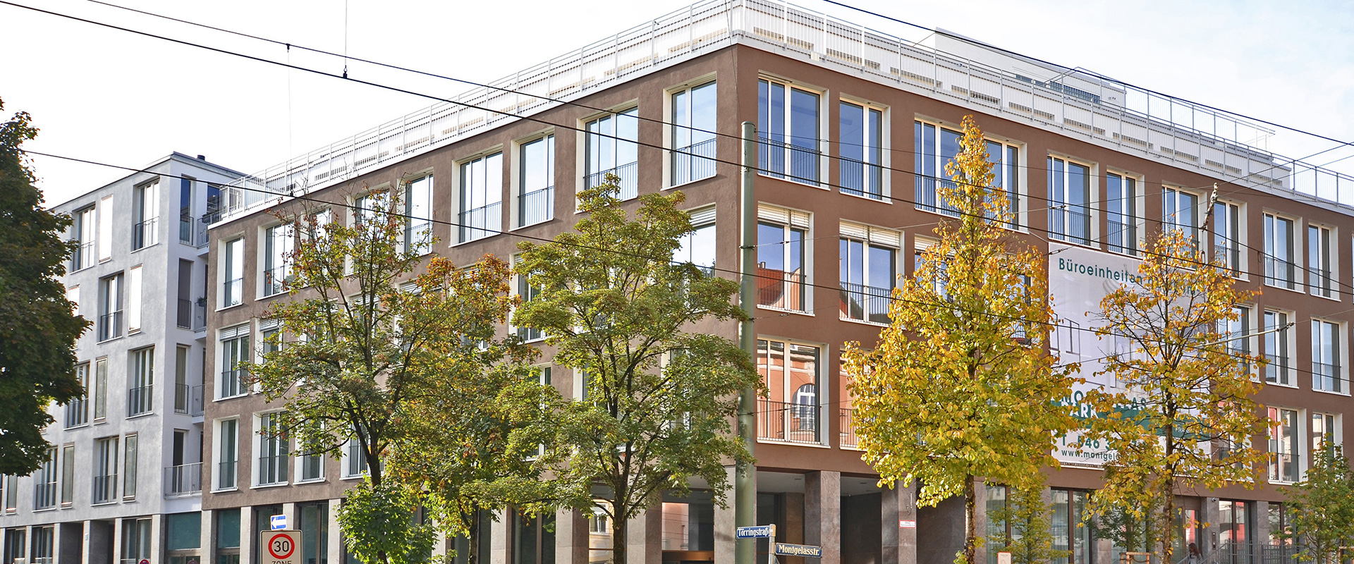 Bürohaus, Stadtvilla und Stadthaus in München Alt-Bogenhausen