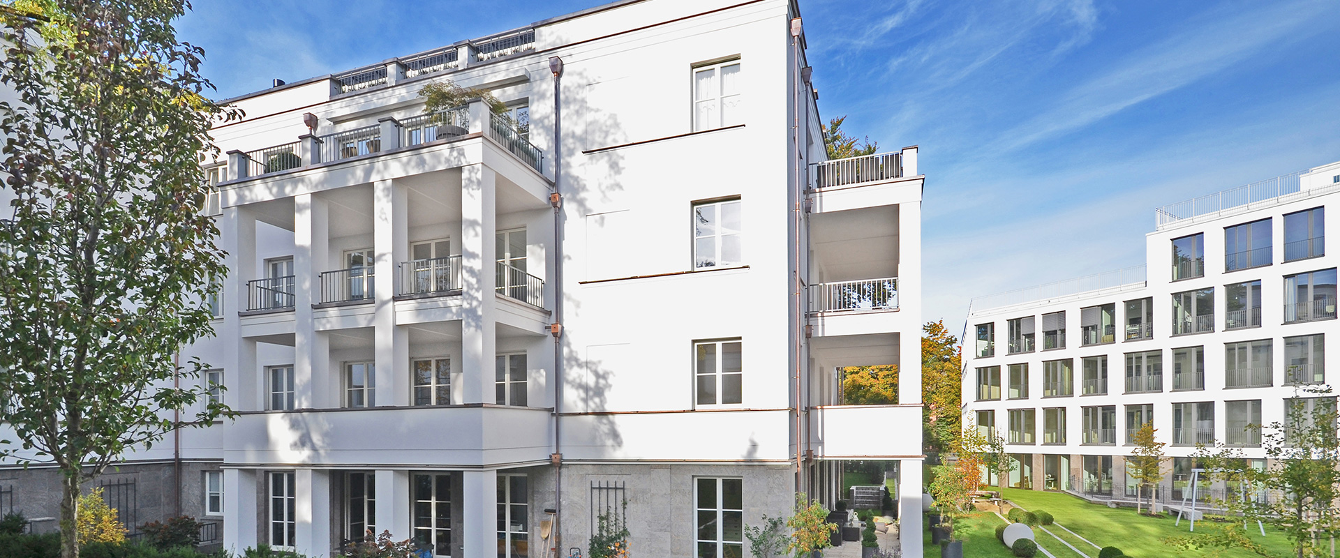 Bürohaus, Stadtvilla und Stadthaus in München Alt-Bogenhausen