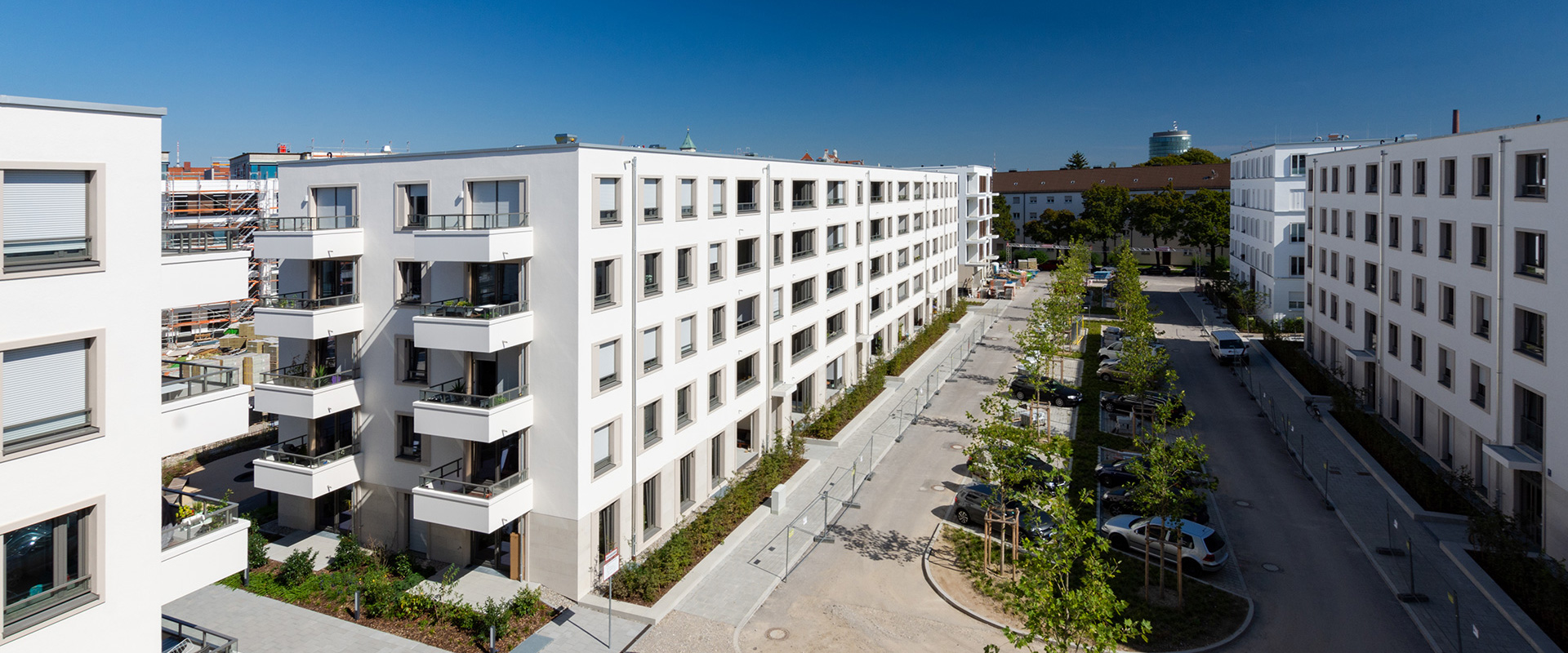 COSMO Arnulfstrasse. Wohnanlage München Neuhausen-Nymphenburg