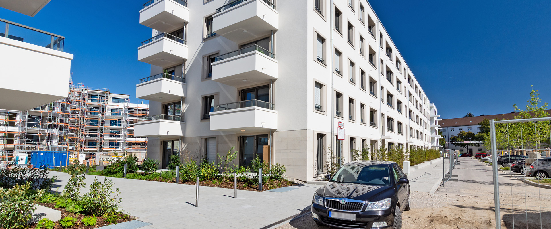 COSMO Arnulfstrasse. Wohnanlage München Neuhausen-Nymphenburg