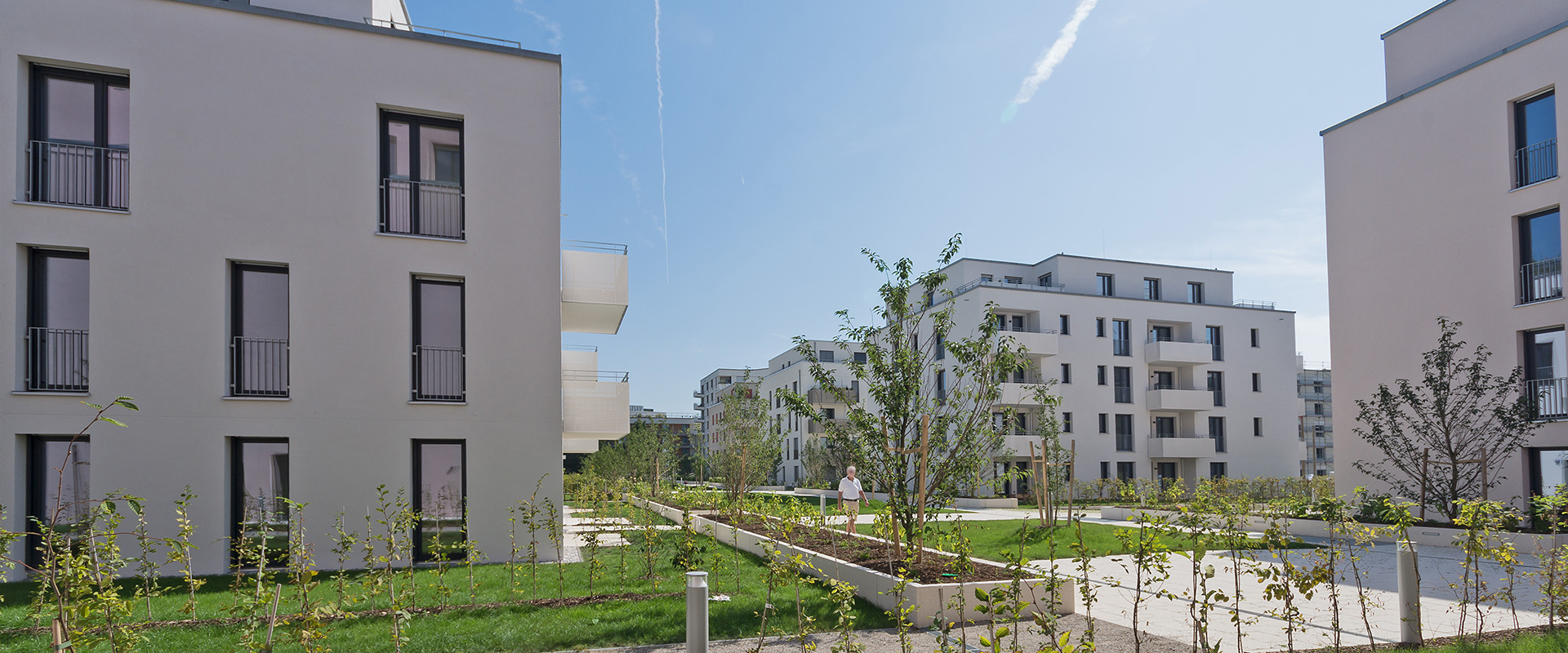 Domagkstraße. Mehrfamilienhäuser München Schwabing