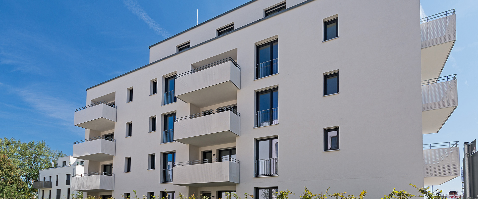 Domagkstraße. Mehrfamilienhäuser München Schwabing