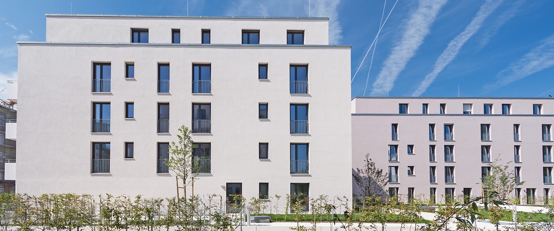 Domagkstraße. Mehrfamilienhäuser München Schwabing