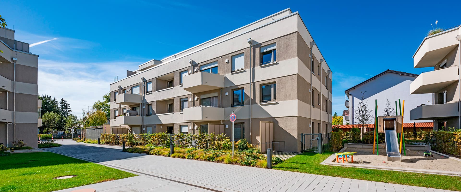 Linden31. Wohnanlage in Feldkirchen bei München