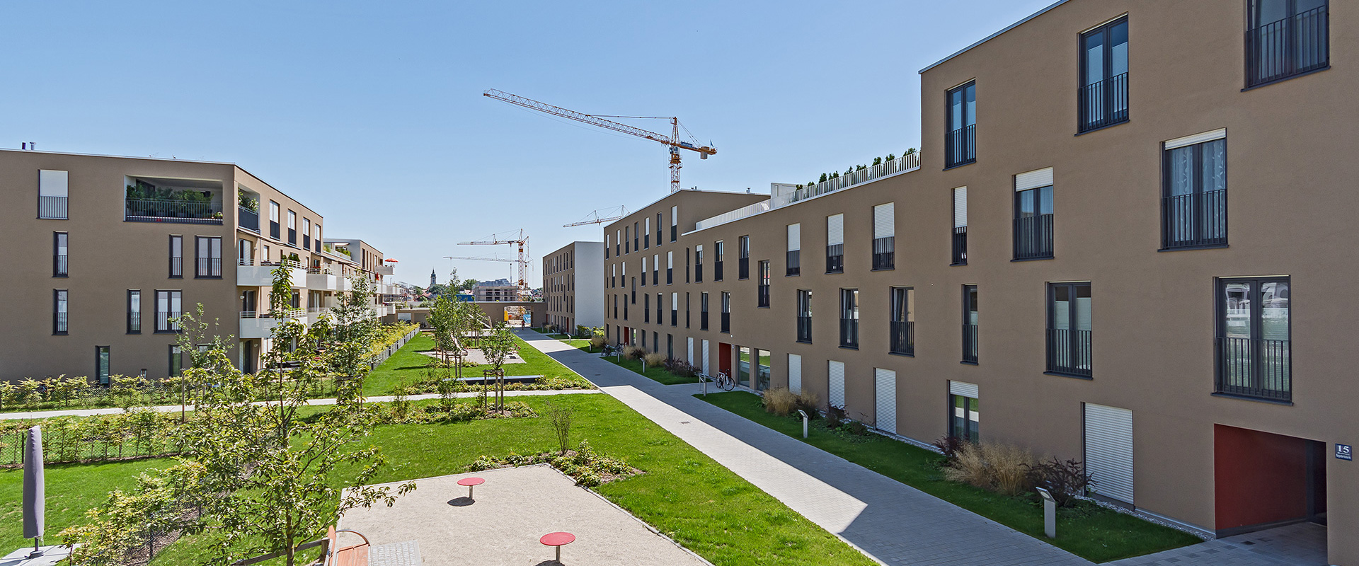Hochäckerstraße, WA 5.3 Nord. Wohnanlage München-Altperlach