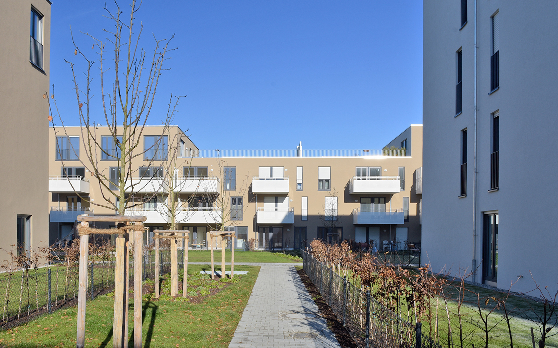 Hochäckerstraße, WA 5.3 Süd. Wohnanlage München-Altperlach