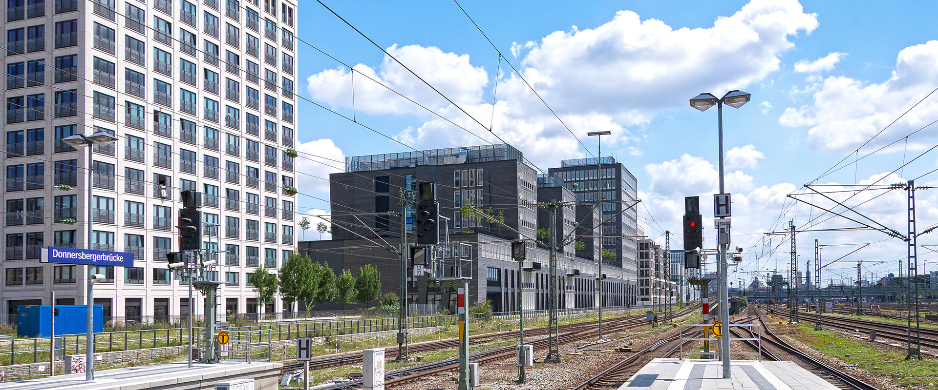 Kontorhaus. Bürogebäude München Arnulfpark