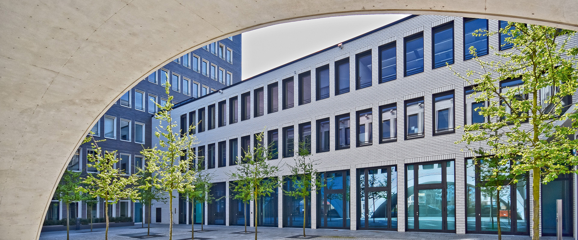Kontorhaus. Bürogebäude München Arnulfpark