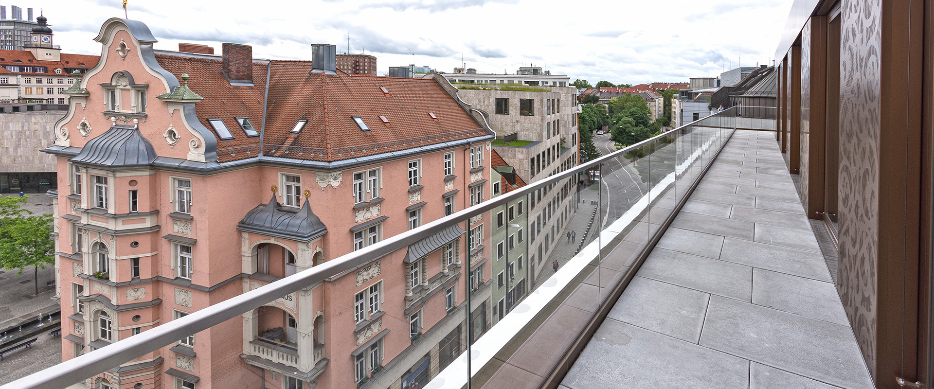 Oberanger. Bürogebäude München Zentrum
