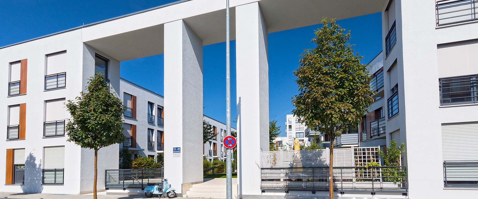 Pandion Prime. Wohnanlage in München Schwabing