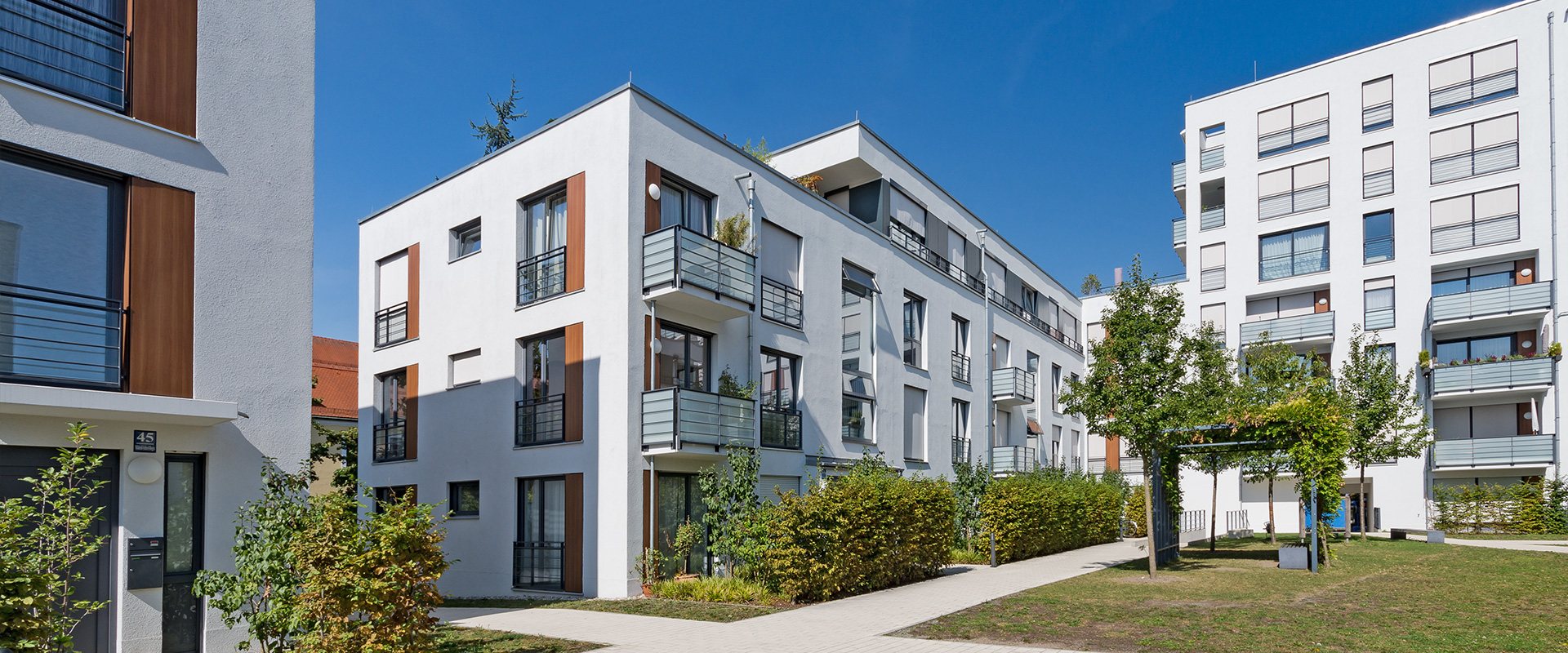 Pandion Prime. Wohnanlage in München Schwabing