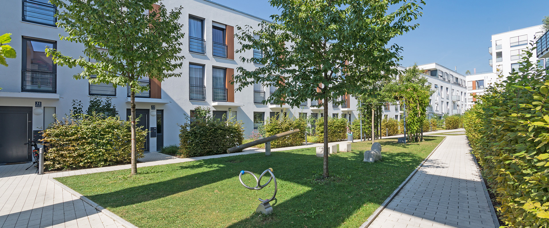 Pandion Prime. Wohnanlage in München Schwabing