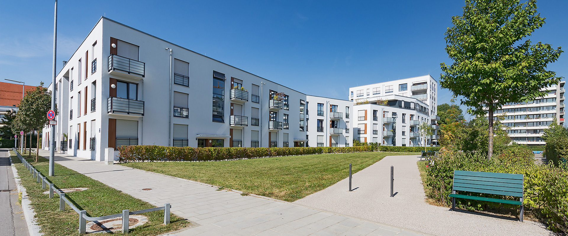 Pandion Prime. Wohnanlage in München Schwabing