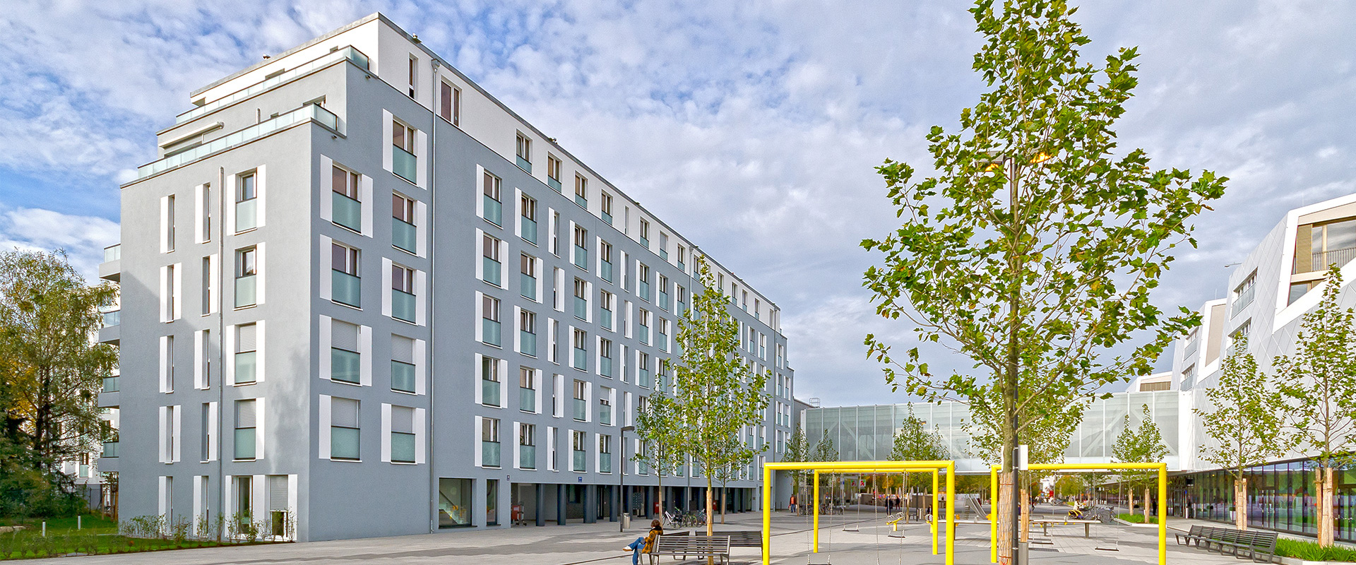 Pasinger Tor. Wohnanlage in München Pasing
