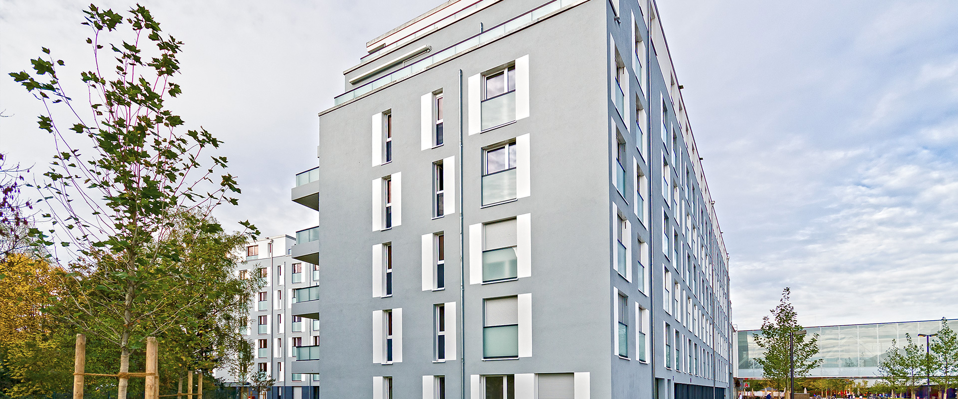 Pasinger Tor. Wohnanlage in München Pasing
