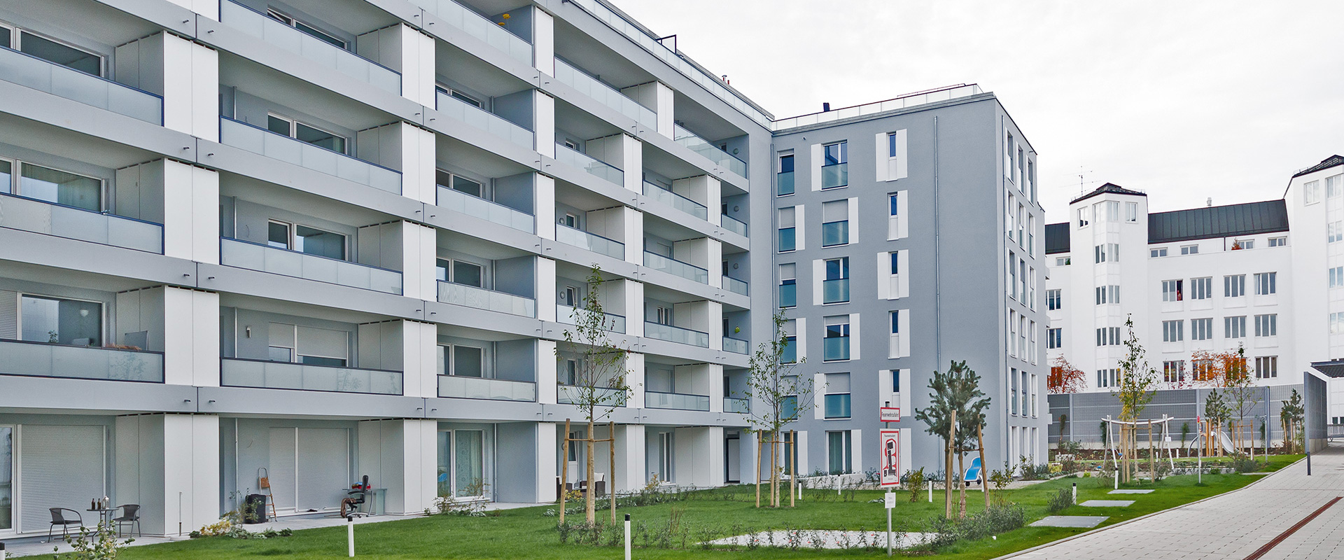 Pasinger Tor. Wohnanlage in München Pasing