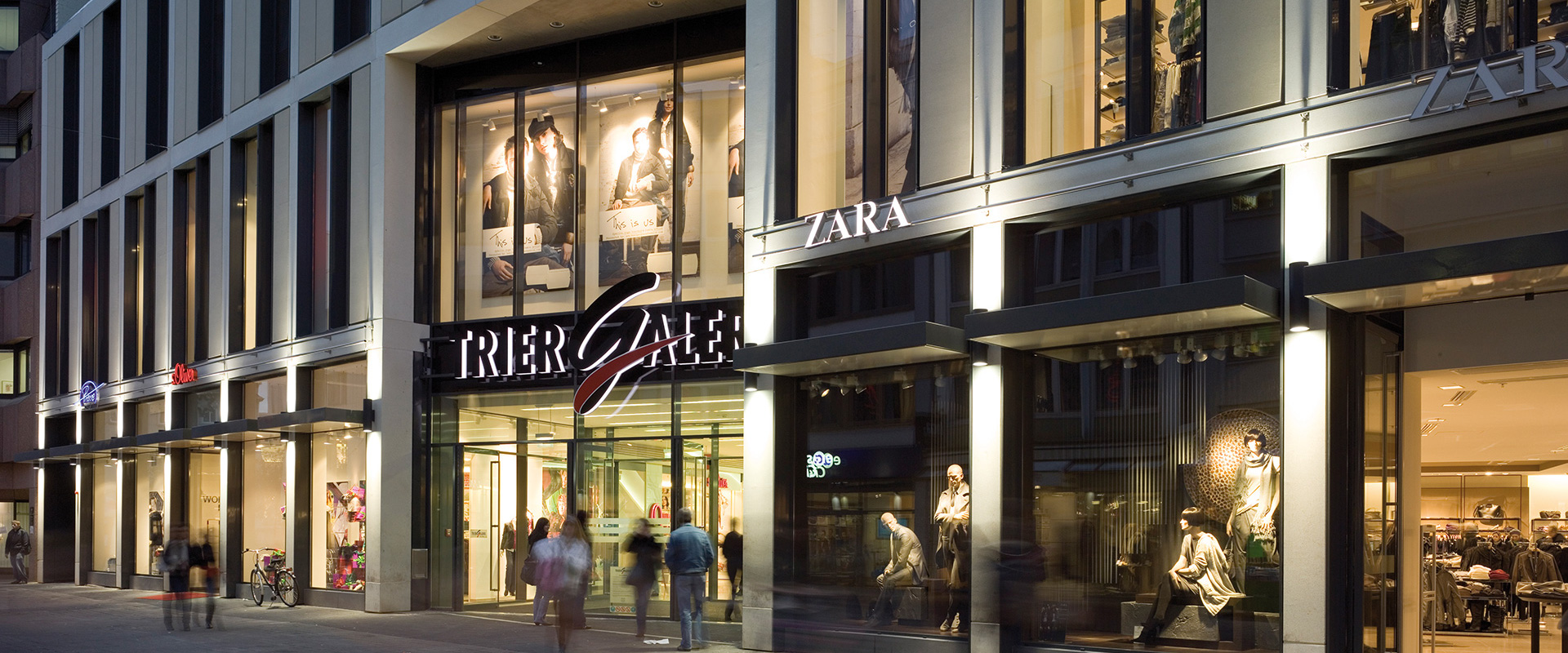 Trier Galerie. Shopping Mall in Trier