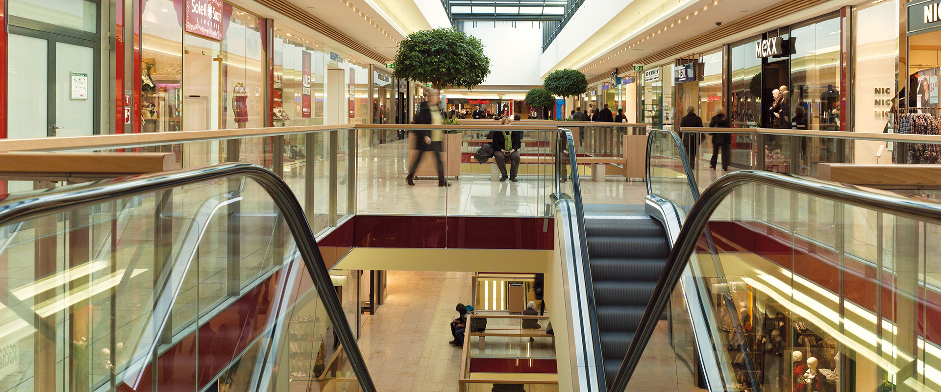 Trier Galerie. Shopping Mall in Trier