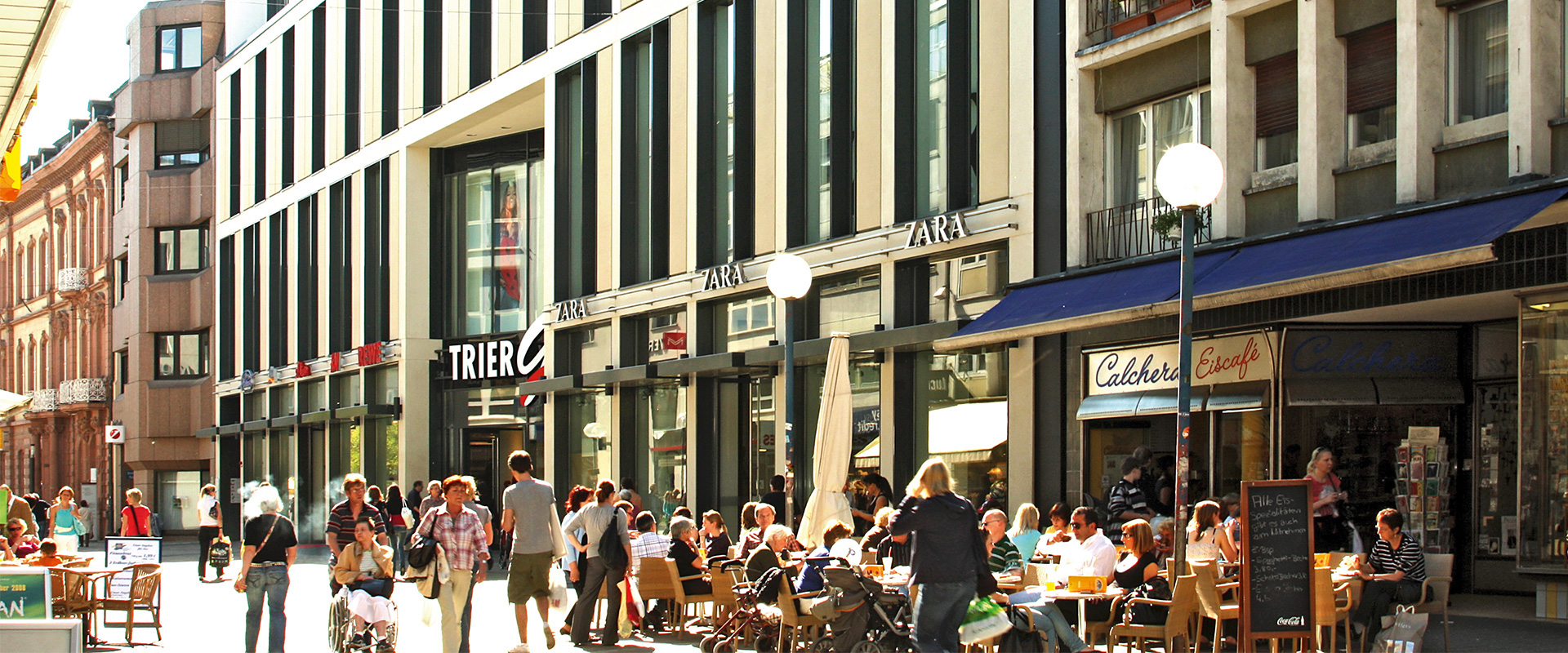 Trier Galerie. Shopping Mall in Trier