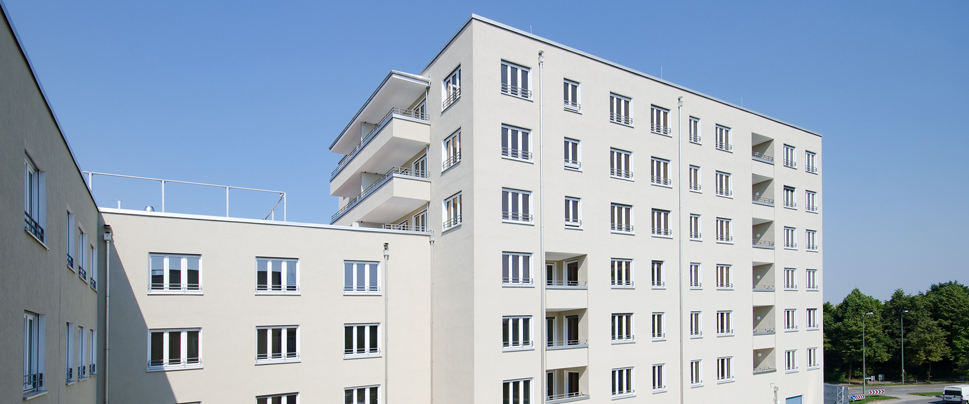Am Westpark. Wohnanlage in München-Sendling
