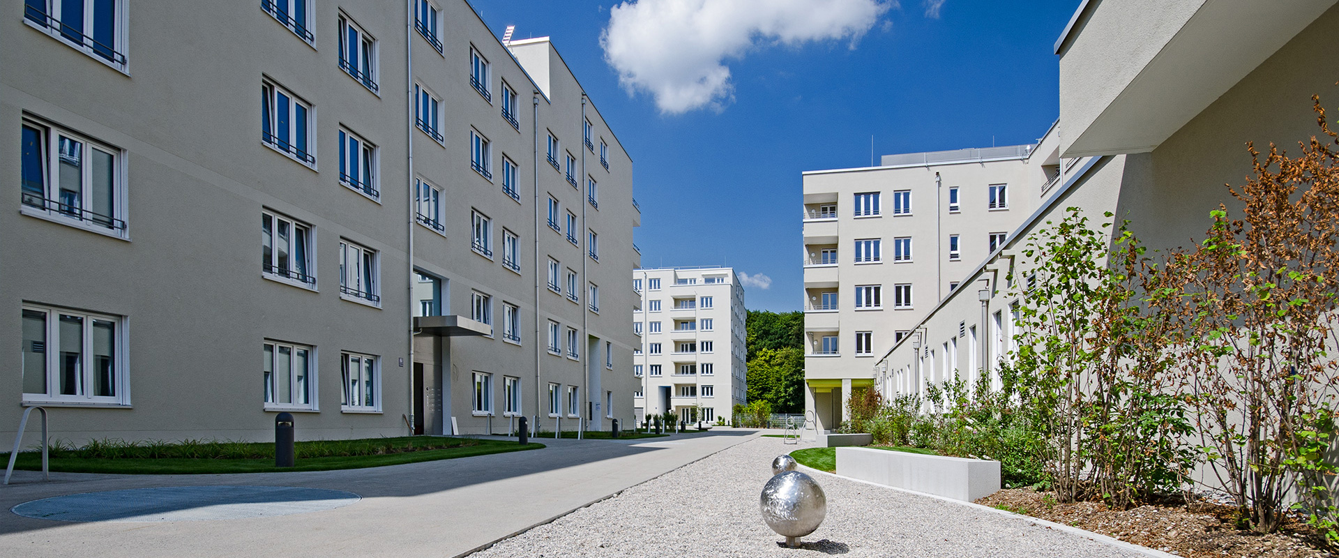 Am Westpark. Wohnanlage in München-Sendling